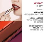 LAKME 9TO5 PRIMER + MATTE LIP COLOR (MP8 Rosy Sunday) - Image 2