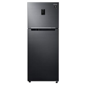 Samsung 407 Litres Double Door Digital Inverter Refrigerato, 3 Star Rated with Frost-Free, (Black Inox Curd Maestro)(RT42B5C5EBS/HL)