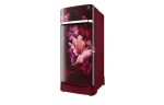 Samsung 184 Litres Single Door Refrigerator, 3 Star Rated with Digi-Touch Cool Digital Inverter Direct-Cool (Curd Maestro)(Midnight Blossom Red)(RR21C2K23RZ/HL) - Image 2