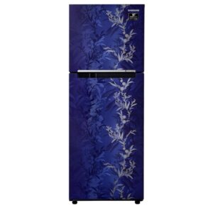 Samsung 253 Litres Double Door Refrigerator, 2 Star Rated with Frost Free, (Mystic Overlay Blue)(RT28T30226U/HL)