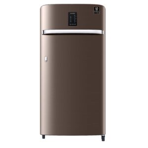 Samsung 189 Litres Single Door Refrigerator, 5 Star Rated With Direct-Cool, Digi-Touch (Brown)(2023 Model)(RR21C2E25DX/HL)