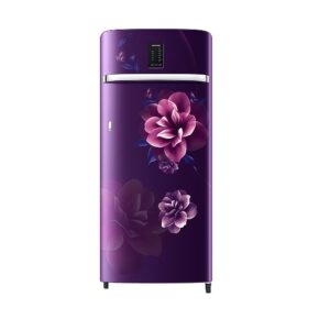 SAMSUNG 215 Litres Single Door Refrigerator, 3 Star Rated Direct Cool (Camellia Purple)(RR23C2E23CR-HL)