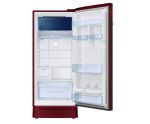 Samsung 209 Litres Single Door Refrigerator, 3 Star Inverter Direct-Cool with Digi-Touch Curd Maestro (RR23C2K33RZ/HL)(Midnight Blossom Red) - Image 2