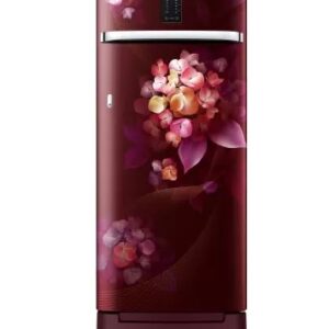 SAMSUNG 215 Litres Single Door Refrigerator, 3 Star Rated Direct Cool (Red)(RR23C2F23HT/HL)