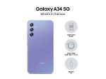 Samsung Galaxy A34 5G,Purple(8GB, 128GB Storage) | 48 MP No Shake Cam (OIS) | IP67 | Gorilla Glass 5 | Voice Focus | Travel Adapter to be Purchased Separately - Image 2