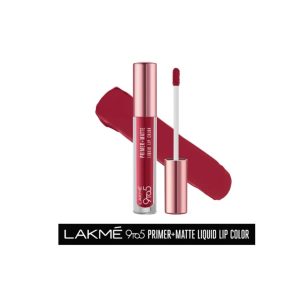 LAKMÉ 9TO5 PRIMER + MATTE LIQUID LIP COLOR (MP3 Dusty Rose)