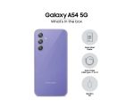 Samsung Galaxy A54 5G,Purple (8GB, 256GB Storage) | 50 MP No Shake Cam (OIS) | IP67 | Gorilla Glass 5 | Voice Focus | Without Charger - Image 2