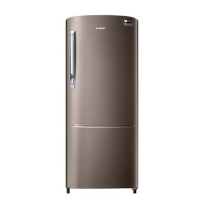 Samsung 223 Litres Single Door Refrigerator, 3 Star Rated Inverter with Direct-Cool (Luxe Brown)(2023 Model)(RR24C2723DX/NL)