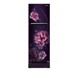 Samsung 236 Litres, Refrigerator, 2 Star Rated, Digital Inverter Frost-Free, Double Door (Camellia Purple) (RT28C3022CR/HL)