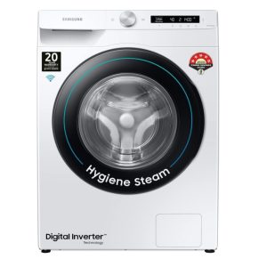 Samsung 8.0 kg Front Load Washing Machine with AI Control & SmartThings Connectivity (WW80T504NAW1/TL)