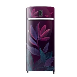 SAMSUNG 215 Litres Single Door Refrigerator, Direct Cool, 5 Star Rated (Paradise Bloom Purple) (RR23C2E359R/HL)