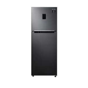 SAMSUNG 324 Litres Double Door Refrigerator, 3 Star Rated Direct Cool (Luxe Black)(RT34A4533BX/HL)