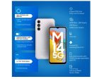 Samsung Galaxy M14 5G,White (4GB, 128GB Storage) | 50MP Triple Cam | Segment's Only 6000 mAh 5G Smartphone | 5nm Octa-Core Processor | Android 13 | Without Charger - Image 2