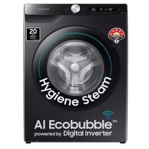 Samsung 12 Kg, 5 Star Rated Fully Automatic Front Load Washing Machine (WW12T504DAB/TL)