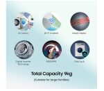 Samsung 9 kg Fully Automatic Front Load fully-automatic-front-load (WW90T504DAB1TL) - Image 2