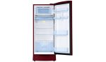 Samsung 184 Litres Single Door Refrigerator, 2 Star Rated with Digital Inverter Direct-Cool (Mystic Overlay Red)(RR20C2Z226R/NL) - Image 2