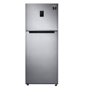 Samsung 386 Litres Double Door Digital Inverter Refrigerator, 3 Star Rated Frost-Free (Clean Steel Curd Maestro)(RT39B5C3ESL/HL)