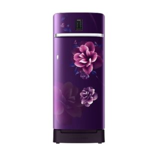 Samsung 215 Litres Single Door Refrigerator, 3 Star Rated Inverter Direct-Cool with Digi-Touch (Camellia Purple)(2023 Model)(RR23C2F23CR/HL)