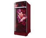 Samsung 209 Litres Single Door Refrigerator, 3 Star Inverter Direct-Cool with Digi-Touch Curd Maestro (RR23C2K33RZ/HL)(Midnight Blossom Red) - Image 3