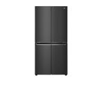 LG 530 Litres French Door Refrigerator with Smart Inverter Compressor, Multi Air Flow, Linear Cooling & Smart Diagnosis (Matte Black)(GC-B22FTQVB)