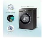 Samsung 9 kg Fully Automatic Front Load Washing-Machine (WW90T604DLN1/TL) - Image 4