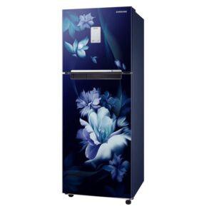 Samsung 244 Litres Double Door Refrigerator (Midnight Blossom Blue)(RT28B3522UZ/HL)