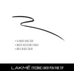 Lakme Eyeconic Eye Liner Pen Fine Tip, Water Resistant, Long Stay, 1 ml - Image 4