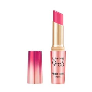 LAKMÉ 9 TO 5 PRIMER + SHINE LIPSTICK (SP1 Pink Rose)