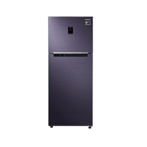 Samsung 394 Litres Double Door Digital Inverter Refrigerator, 2 Star Rated with Frost-Free (Pebble Blue)(RT39B5538UT/TL)