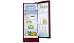 Samsung 184 Litres Single Door Refrigerator, 2 Star Rated with Digital Inverter Direct-Cool (Mystic Overlay Red)(RR20C2Z226R/NL) - Image 4