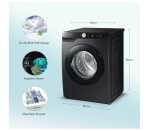 Samsung 9 kg Fully Automatic Front Load fully-automatic-front-load (WW90T504DAB1TL) - Image 5