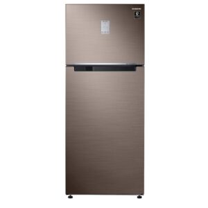 Samsung 465 Litres 3 Star Rated Inverter Frost-Free Double Door Refrigerator , Luxe Brown, 2022 Model(RT47R625EDX/TL)