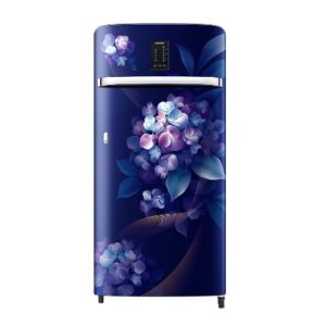 SAMSUNG 189 Litres Single Door Refrigerator Frost Free, 4 Star Rated, (Hydrangea Blue)(RR21C2E24HS/HL)