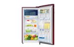 Samsung 189 Litres Single Door Refrigerator, 5 Star Rated Inverter Direct-Cool with Digi-Touch (Orange Blossom Red) (2023 Model) (RR21C2E25NJ-HL) - Image 4