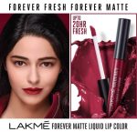 LAKMÉ FOREVER MATTE LIQUID LIP COLOR (Nude Latte) - Image 7