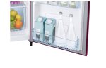 SAMSUNG 184 Litres Single Door Refrigerator, 2 Star Rated Direct Cool Blooming (Saffron Red)(RR20C2712R8-NL) - Image 7