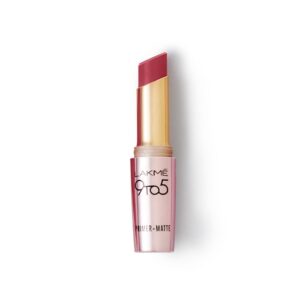 LAKME 9TO5 PRIMER + MATTE LIP COLOR (MP8 Rosy Sunday)