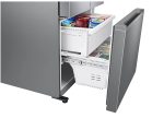 Samsung 580 Litres Inverter Triple French Door Refrigerator, Frost Free, Real Stainless, Convertible (RF57A5032SL/TL) - Image 6