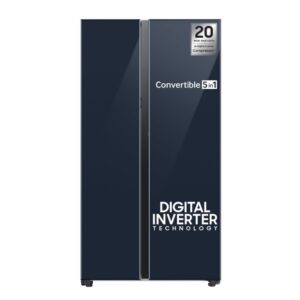 Samsung 653 Litres Side by Side Refrigerator, BESPOKE Convertible 5in1 (RS76CB81A341/HL)