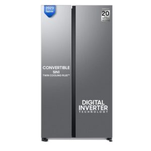 Samsung 644 Litres Side by Side Refrigerator Convertible 5in1(RS76CG8133SL/HL)