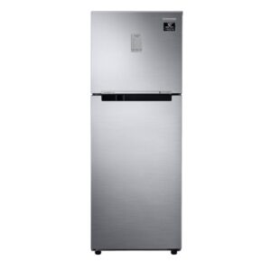 SAMSUNG 234 Liters Double Door Refrigerator, 2 Star Rated Frost Free (Elegant Inox) (RT28A3722S8/HL)