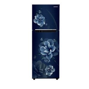 Samsung 236 Litres Refrigerator, 2 Star Rated Digital Inverter, Frost-Free Double Door (Camellia Blue) (RT28C3022CU/NL)