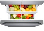 Samsung 580 Litres Inverter Triple French Door Refrigerator, Frost Free, Real Stainless, Convertible (RF57A5032SL/TL) - Image 7