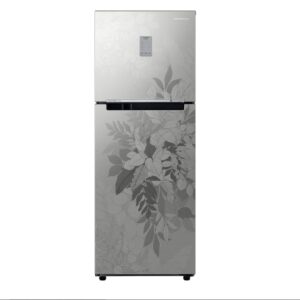 Samsung 253Litres Double Door Refrigerator, 2 Star Rated Frost-Free (Bouquet Silver) (2022 Model) (RT28B3722QB/HL)