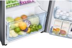 Samsung 253 Litres Double Door Refrigerator, 2 Star Rated with Inverter Frost-Free (Elegant Inox Light Doi Metal)(2022 Model)(RT28T3042S8/NL) - Image 4