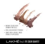 Lakme 9 to 5 Eye Color Quartet Eye Shadow (Mystic Nudes, 7g) - Image 6