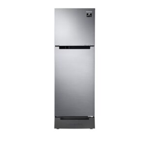 Samsung 253 Litres 2 Refrigerator, Star Rated Inverter, Frost-Free Double Door ( Grey), (2022 Model) (RT28C3122S9/HL)