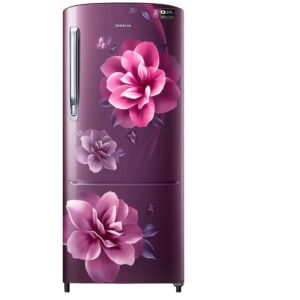 Samsung 184 Litres Single Door Refrigerator, 3 Star Rated Digital Inverter Direct-Cool (Camellia Purple)(RR20C2723CR/NL)