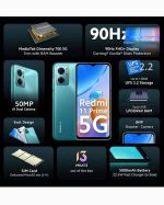 REDMI 11 Prime 5G (Meadow Green, 128 GB)  (6 GB RAM) - Image 3