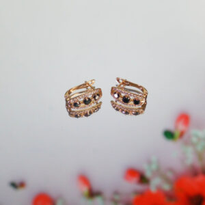 Titanium Gold Earring